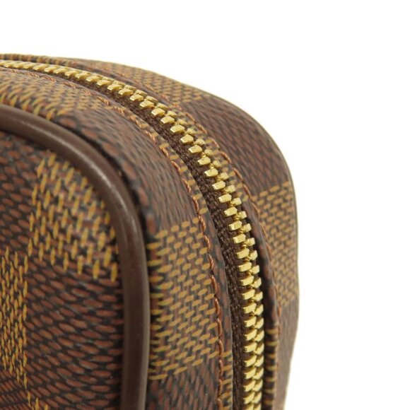 LOUIS VUITTON Brown Damier Canvas Pouch - Picture 10 of 13